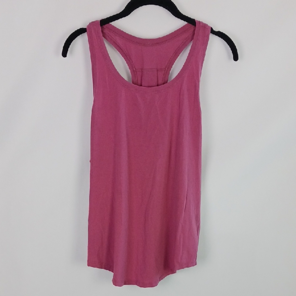 Lululemon  Pink Racer Back Tank Top.